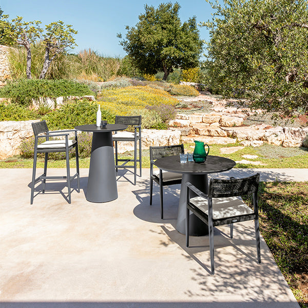 DOLCEVITA BAR TABLE SET (Aluminum)
