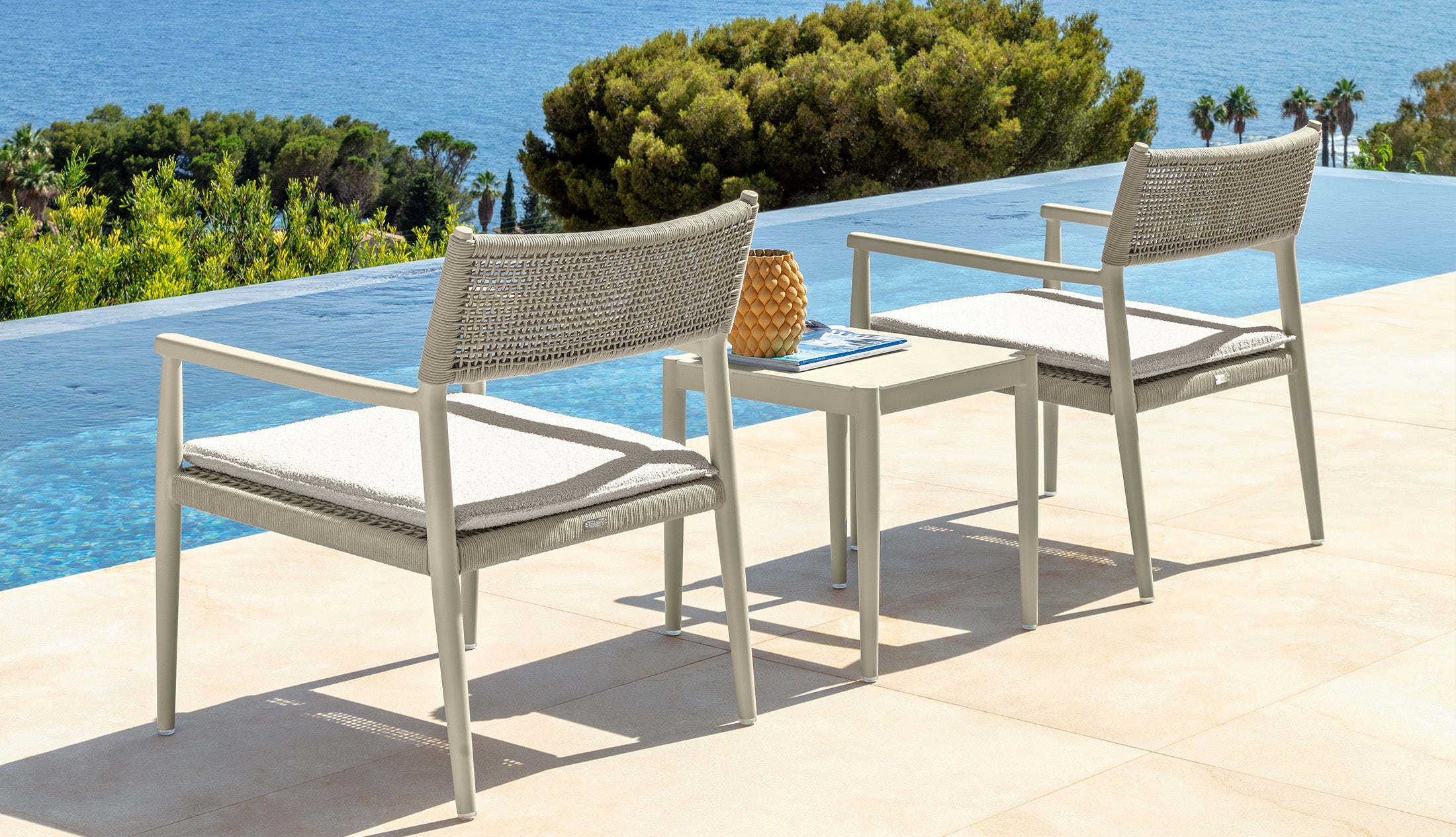 DOLCEVITA DINING SET (Aluminum)