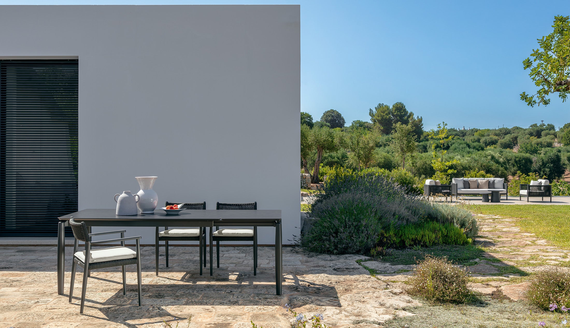 DOLCEVITA DINING SET (Aluminum)