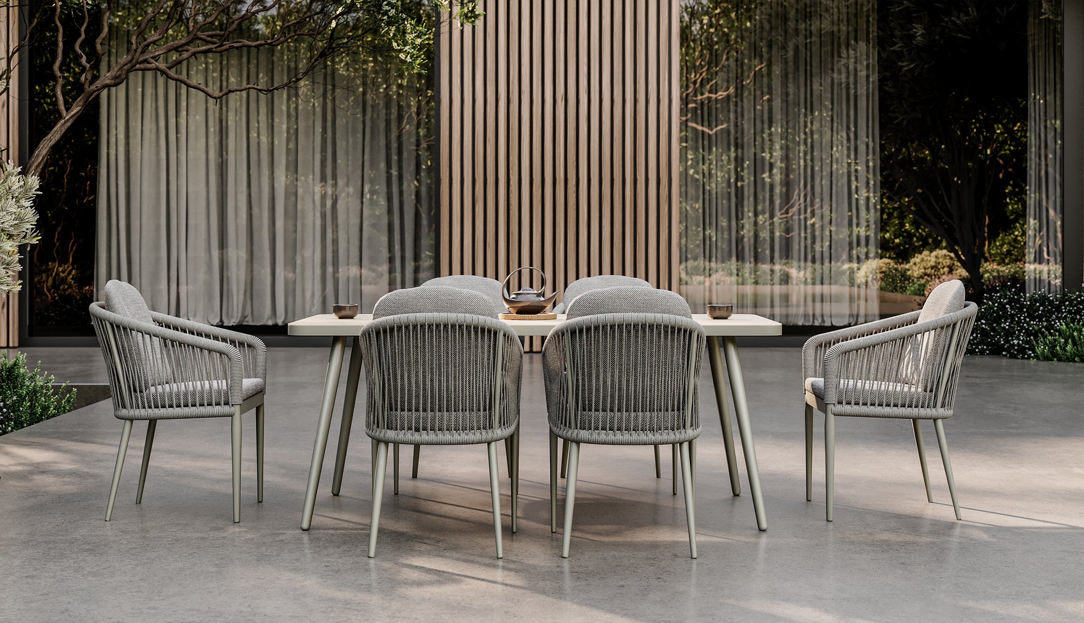 AMALFI DINING TABLE SET