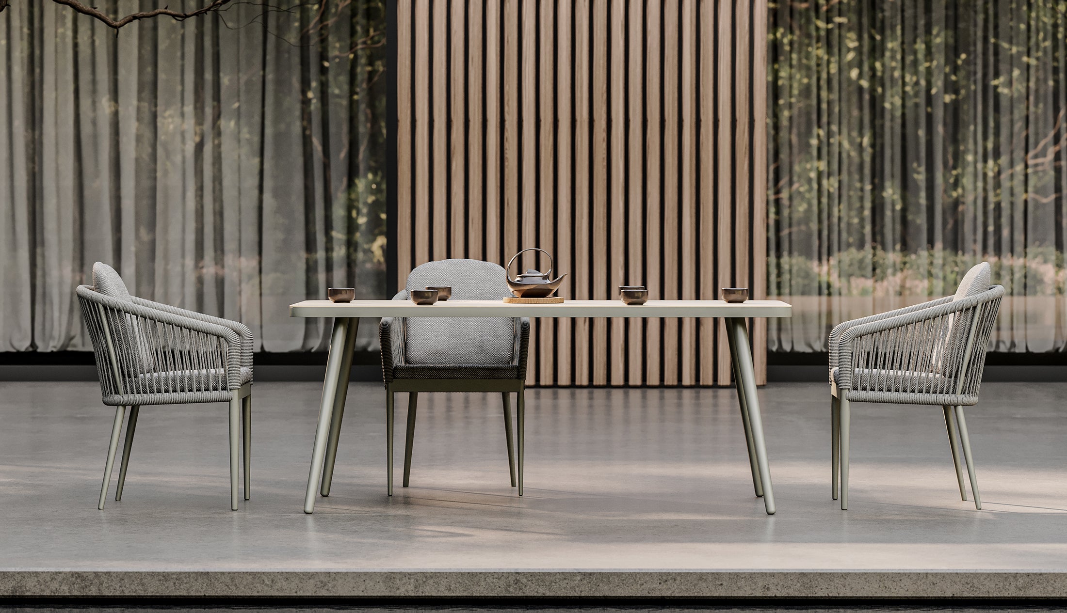 AMALFI DINING TABLE SET