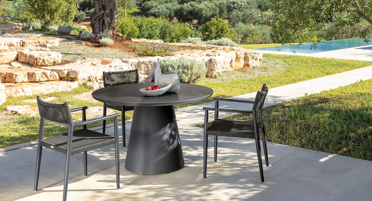 DOLCEVITA DINING SET (Aluminum)