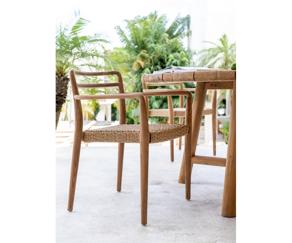 ALISEE NATURAL TJ 150 - UBUD DINING TABLE JF0002